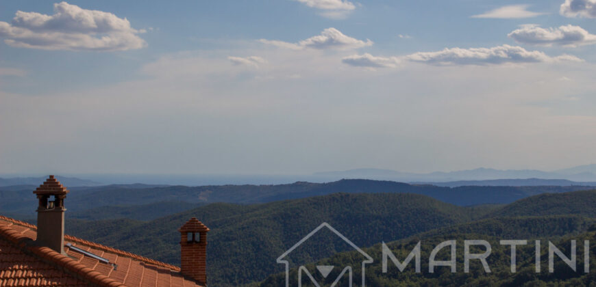 Villetta a Schiera Stile Rustico con Vista Panoramica