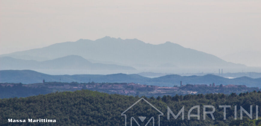 Villetta a Schiera Stile Rustico con Vista Panoramica